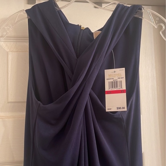 New with tag extra small navy Michael Kors dress - Picture 3 of 6